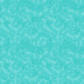 Blue Turquoise Swirling Leaves Cotton Wideback Fabric per yard