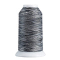 815 Black/White Superior Spirit Variegated Polyester Thread