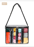 Large Capacity Craft Storage Shoulder Bag – Sewing, Knitting, Crochet & Yarn Organizer