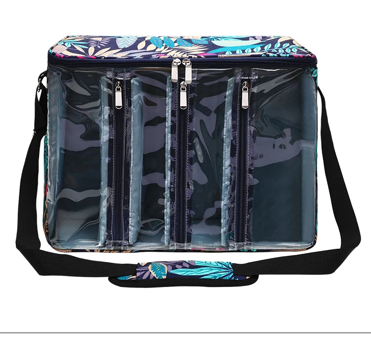 Large Capacity Craft Storage Shoulder Bag – Sewing, Knitting, Crochet & Yarn Organizer