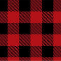 Buffalocheck Cloud Cuddle Scarlet Fabric per yard