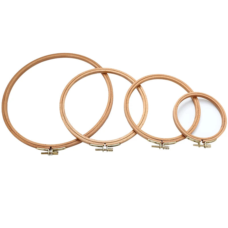 Beechwood Embroidery Hoop – 3–12 in Sizes