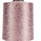 500G Hilo Fantasía de Lentejuelas Brillantes – Para Tejer a Mano y Ganchillo | Lentejuela de 3mm | 25 Colores