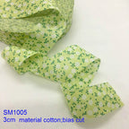 Floral Printed Fabric Ribbon – 10-Yard Roll