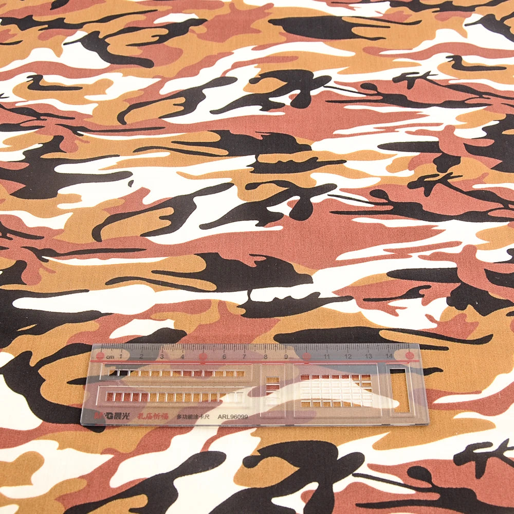 Camouflage Print 100% Cotton Poplin Quilting Fabric – 145cm Wide