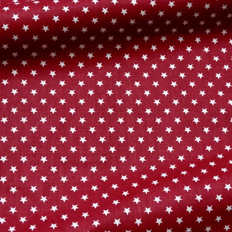 Christmas Twill Cotton Fabric – Santa, Trees & Holiday Prints, 0.5m x 1.6m