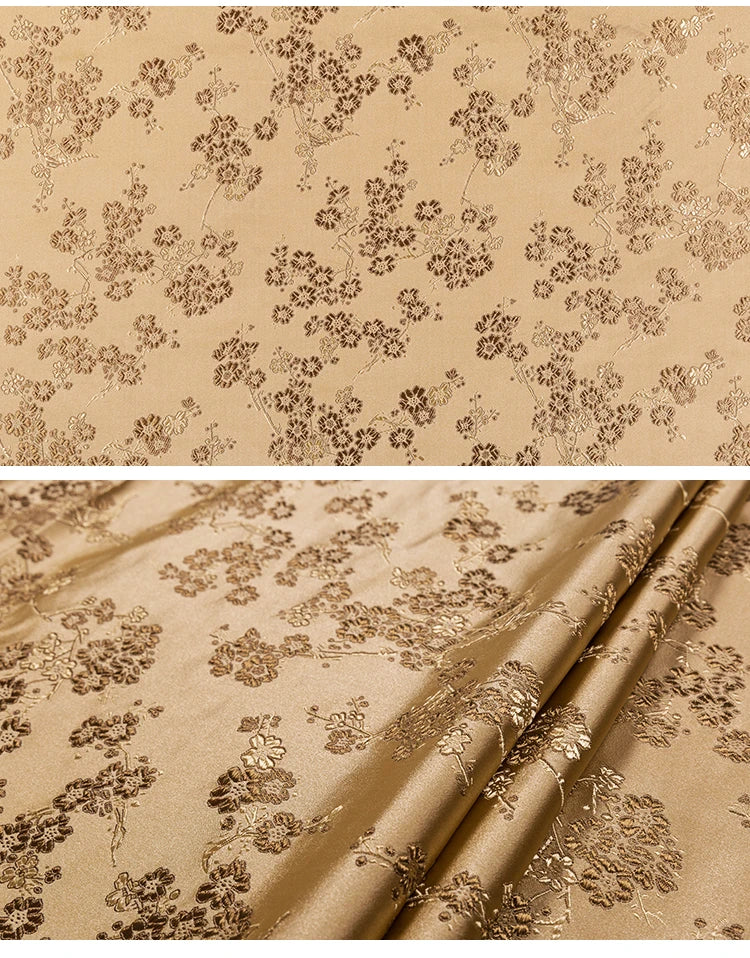 Brocade Jacquard Fabric by the Meter | Patterned Sewing & Quilting Cloth