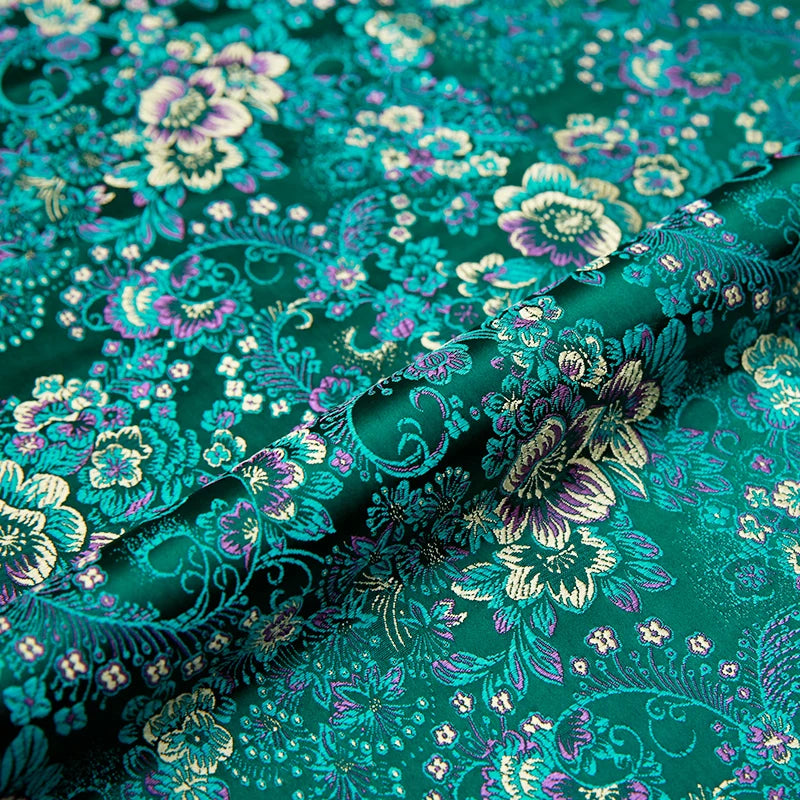 Brocade Jacquard Satin Fabric – 50x75cm (20"x30") | 13 Colors