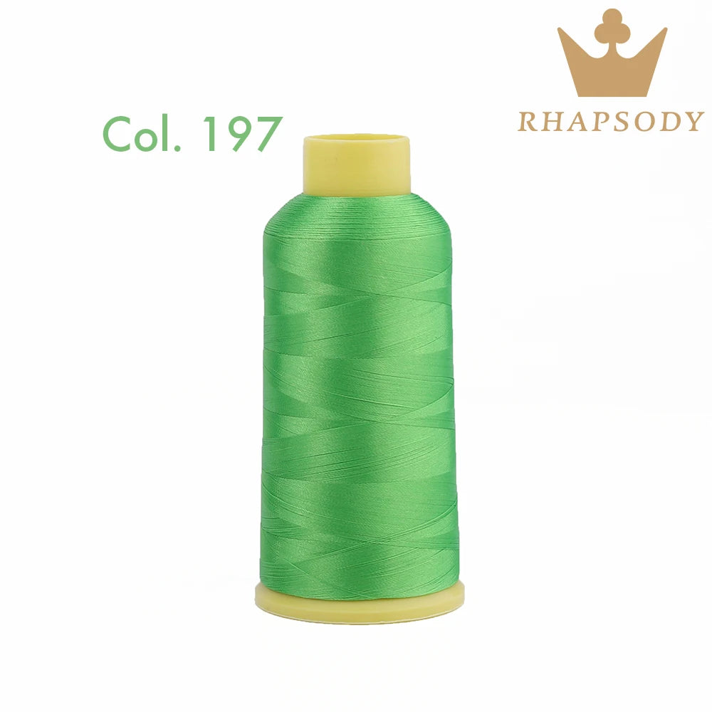 40WT Polyester Embroidery Thread – 5000 Meters per Spool | 128 Colors for Machine & Hand Embroidery