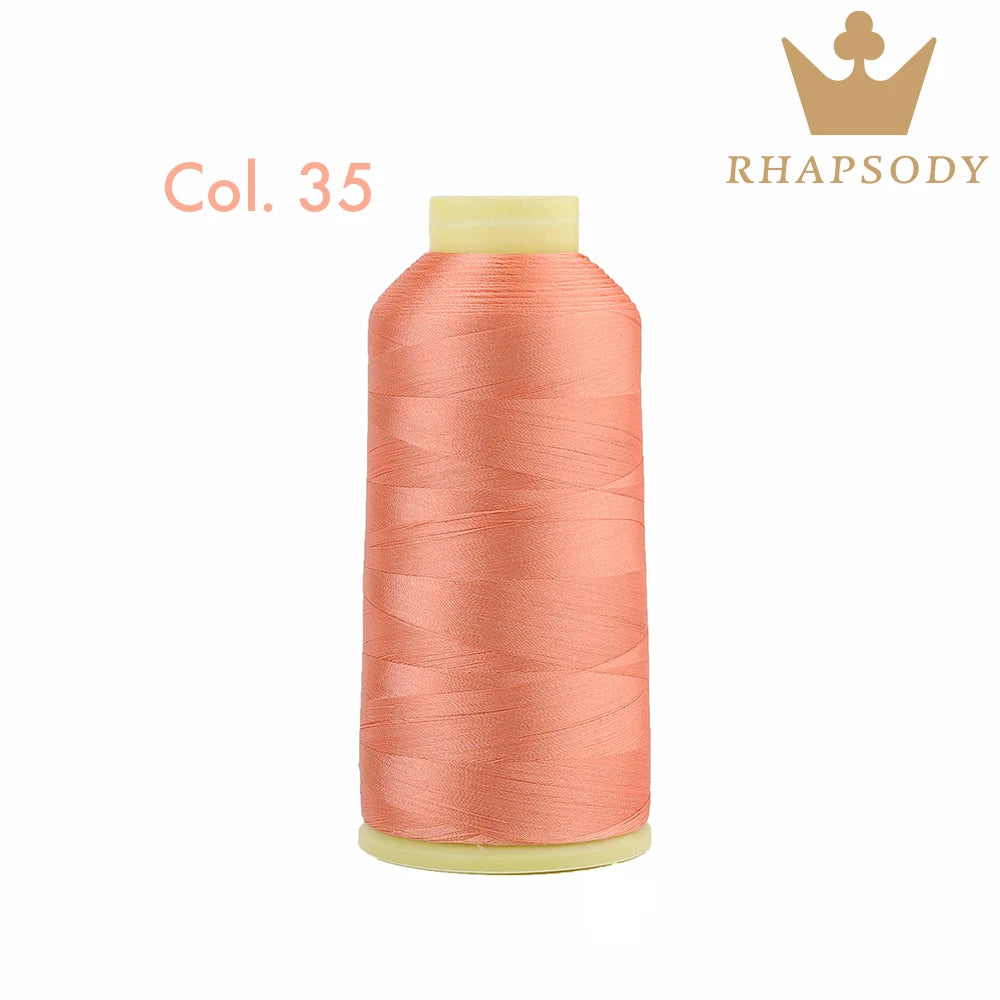 40WT Polyester Embroidery Thread – 5000 Meters per Spool | 128 Colors for Machine & Hand Embroidery