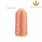 40WT Polyester Embroidery Thread – 5000 Meters per Spool | 128 Colors for Machine & Hand Embroidery