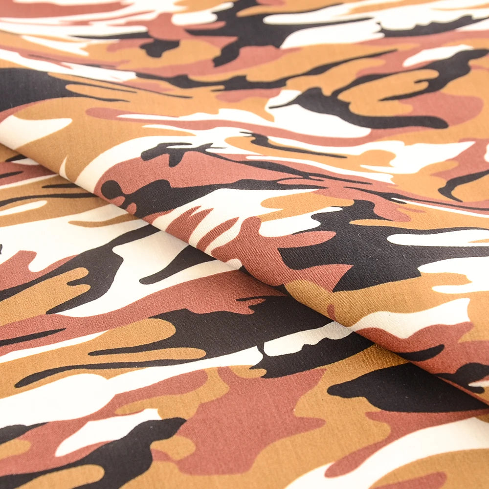 Camouflage Print 100% Cotton Poplin Quilting Fabric – 145cm Wide