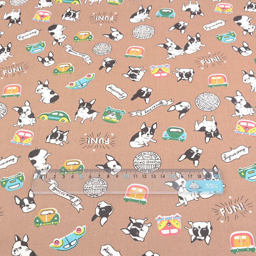 Cartoon & Floral Cotton Fabric Fat Eighths - 20x25cm Patchwork Fabric