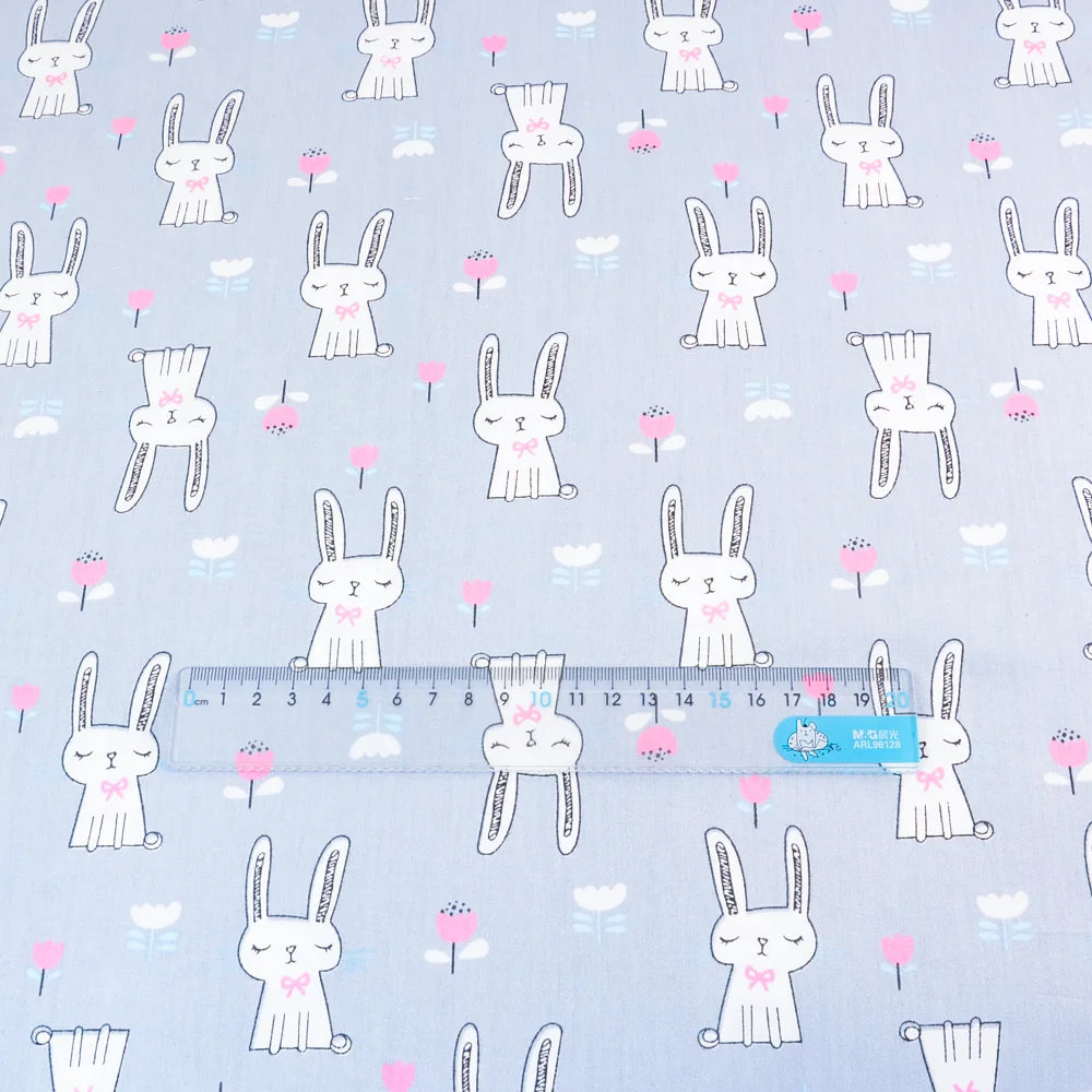 Teramila Cotton Fabric Meter Cute Cartoon Design Telas Tissu DIY Patchwork Quilts Dress Bedsheet For Baby Kids Home Textile