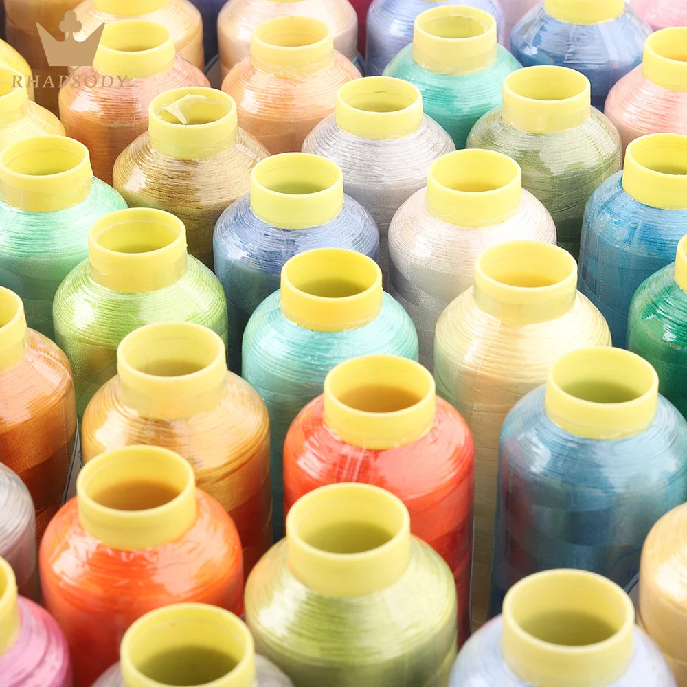 40WT Polyester Embroidery Thread – 5000 Meters per Spool | 128 Colors for Machine & Hand Embroidery