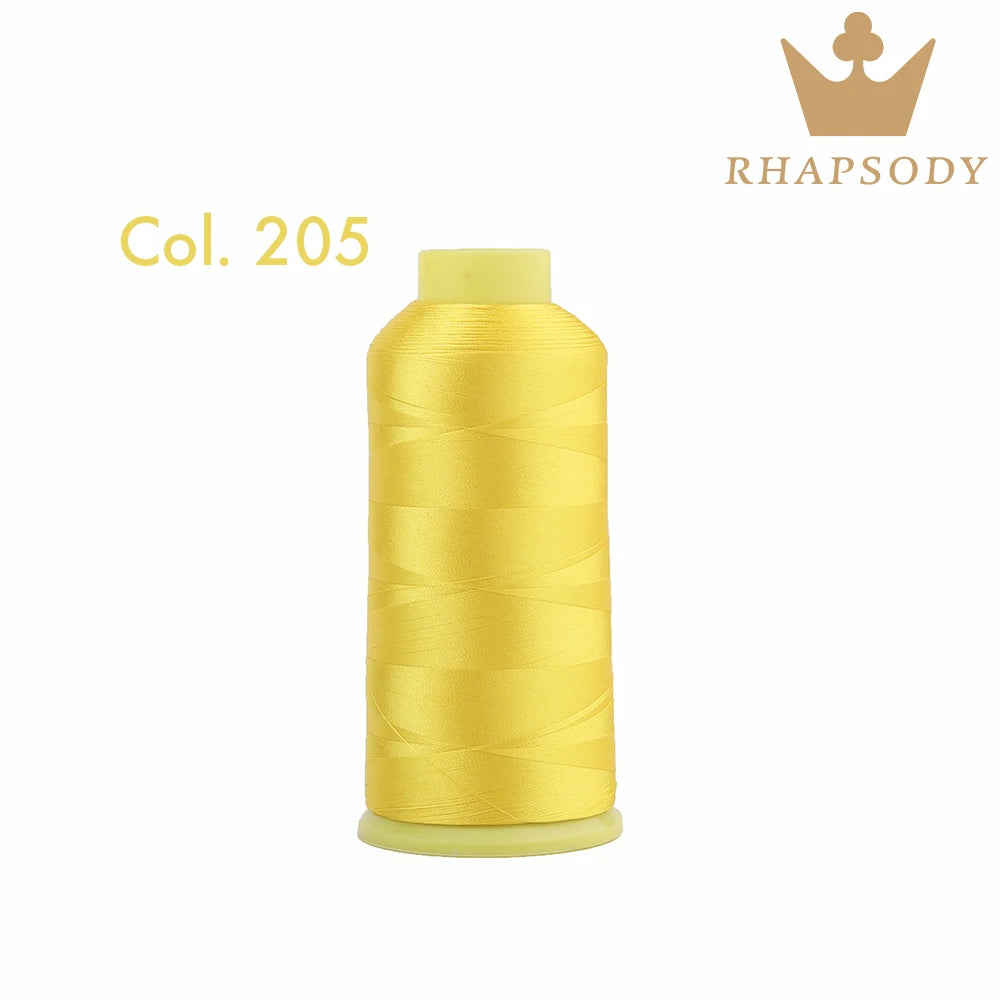 40WT Polyester Embroidery Thread – 5000 Meters per Spool | 128 Colors for Machine & Hand Embroidery