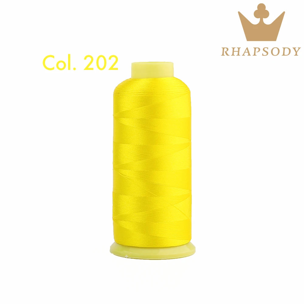40WT Polyester Embroidery Thread – 5000 Meters per Spool | 128 Colors for Machine & Hand Embroidery