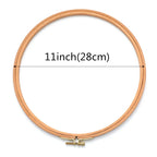 Beechwood Embroidery Hoop – 3–12 in Sizes