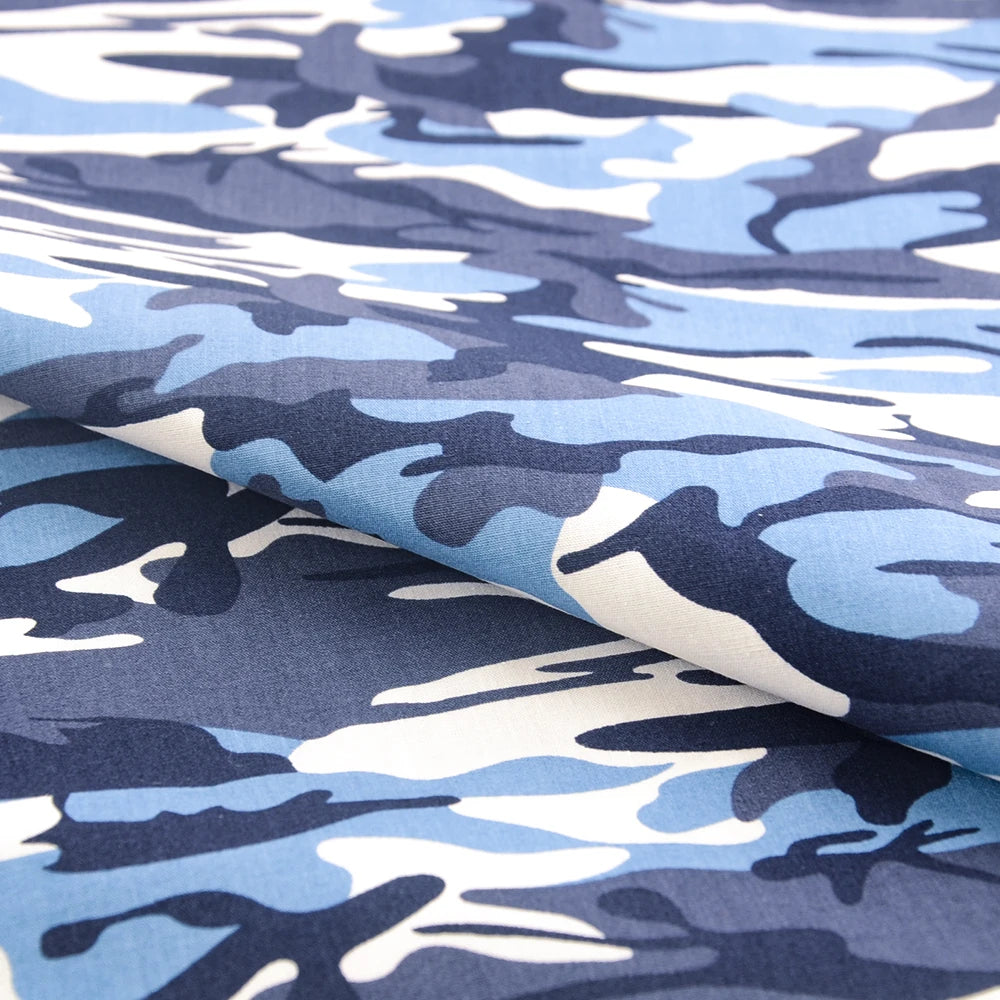 Camouflage Print 100% Cotton Poplin Quilting Fabric – 145cm Wide