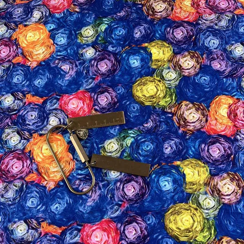 Fabric - 40 Precut Strips (6.35 X 49.78 cm) for Quilting And Sewing, 20 Floral Prints Assortment, 100% Material,