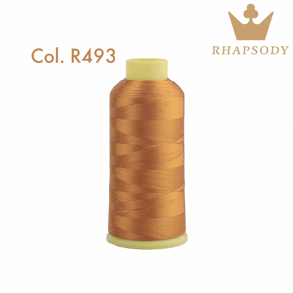 40WT Polyester Embroidery Thread – 5000 Meters per Spool | 128 Colors for Machine & Hand Embroidery