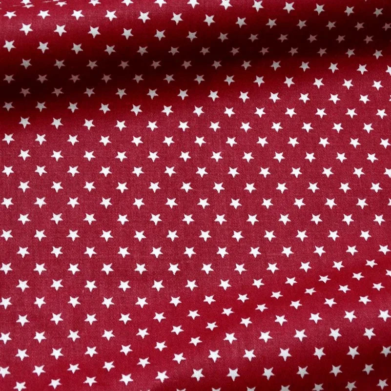 Christmas Twill Cotton Fabric – Santa, Trees & Holiday Prints, 0.5m x 1.6m
