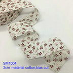 Floral Printed Fabric Ribbon – 10-Yard Roll