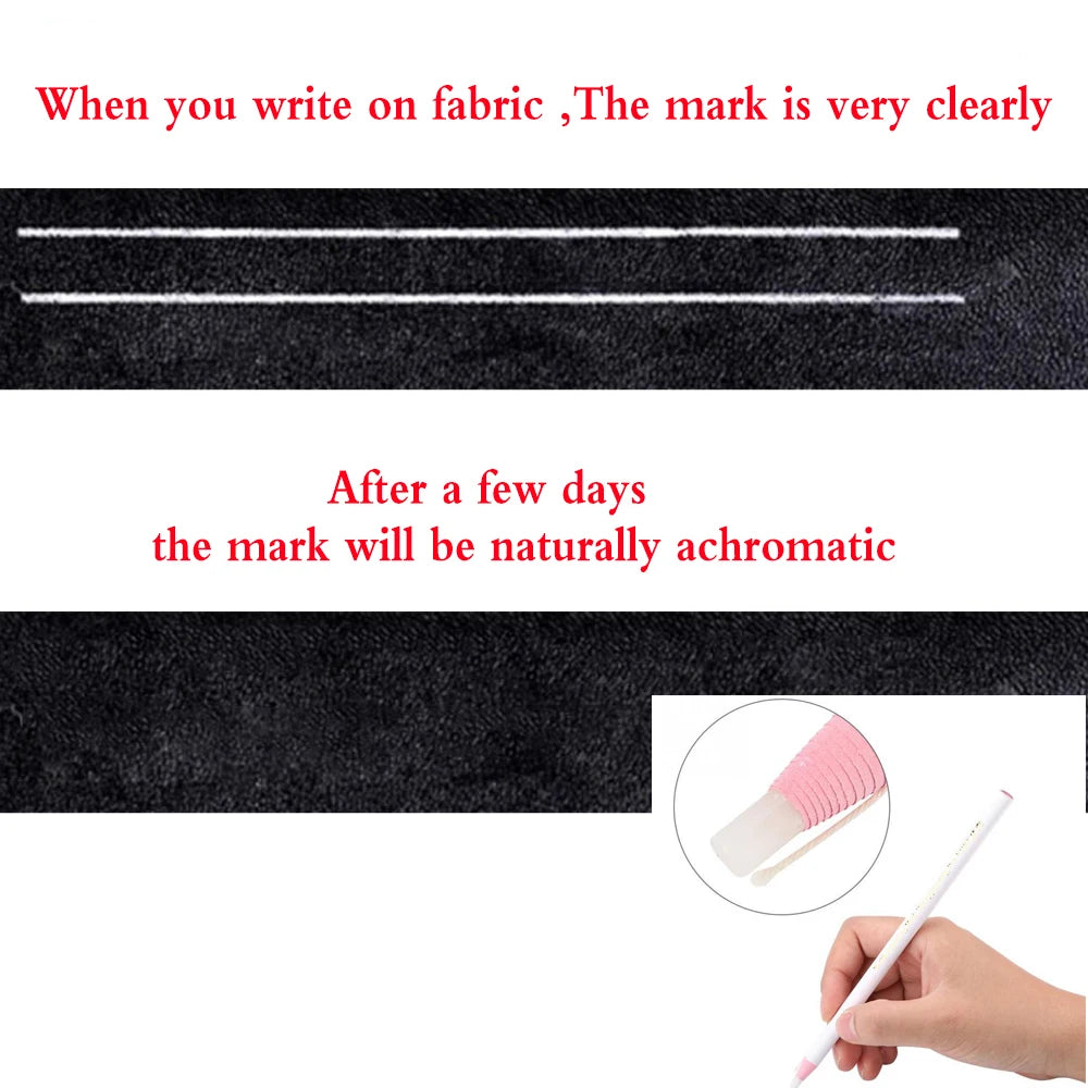 JAY HOME Invisible Erasable Fabric Marking Pencil – Tailor's Chalk, Wood Pencil Style
