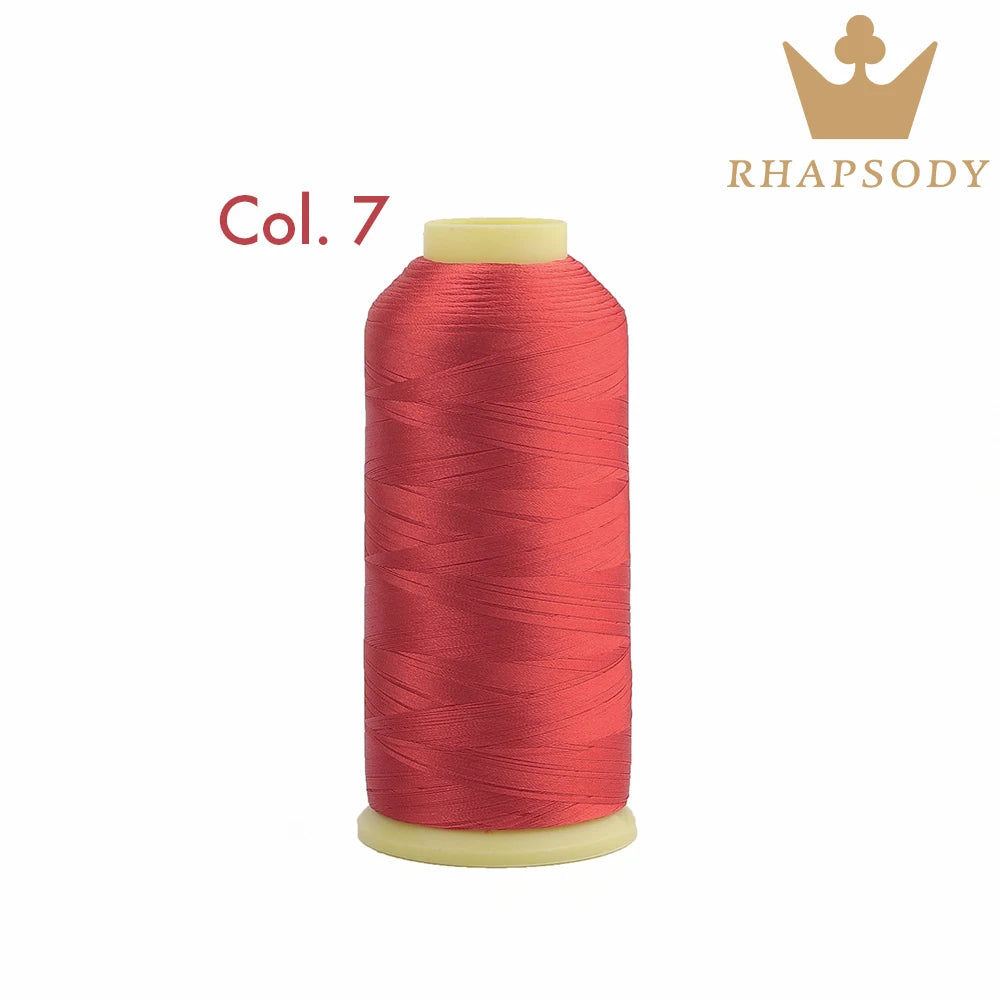 40WT Polyester Embroidery Thread – 5000 Meters per Spool | 128 Colors for Machine & Hand Embroidery