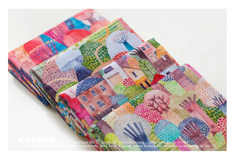 Fruit Print Cotton Fabric by the Meter – Breathable Woven Cloth for Quilting, Sewing & DIY