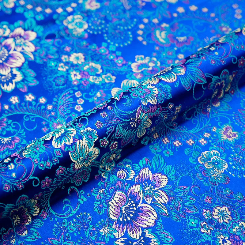 Brocade Jacquard Satin Fabric – 50x75cm (20"x30") | 13 Colors