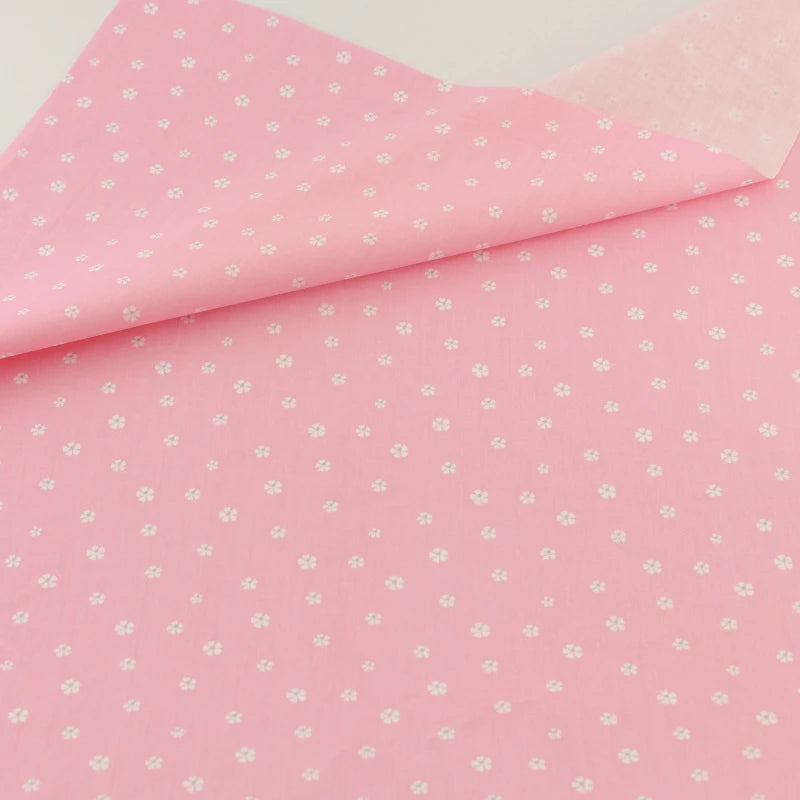 Floral Cotton Fabric - 25x45cm 100% Cotton Patchwork Fabric
