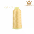 40WT Polyester Embroidery Thread – 5000 Meters per Spool | 128 Colors for Machine & Hand Embroidery