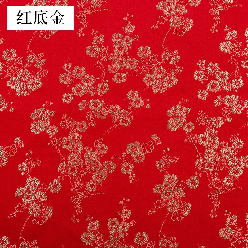 Brocade Jacquard Fabric by the Meter | Patterned Sewing & Quilting Cloth