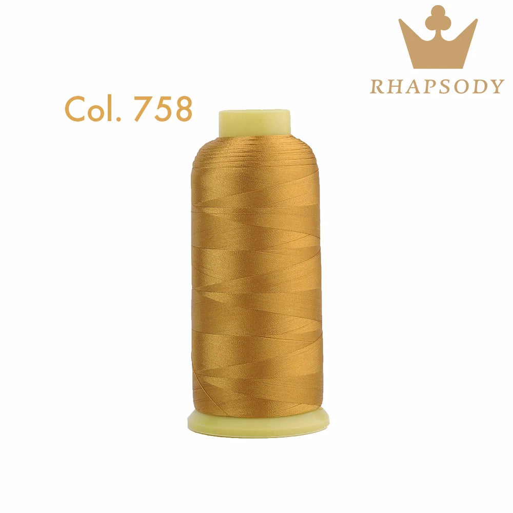 40WT Polyester Embroidery Thread – 5000 Meters per Spool | 128 Colors for Machine & Hand Embroidery