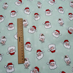 Christmas Twill Cotton Fabric – Santa, Trees & Holiday Prints, 0.5m x 1.6m