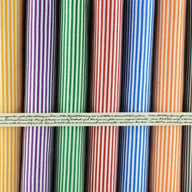 Cuadros de tela precortados – 100% algodón | Estampados florales, a cuadros y de rayas | Elige tu combinación de colores