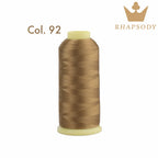 40WT Polyester Embroidery Thread – 5000 Meters per Spool | 128 Colors for Machine & Hand Embroidery