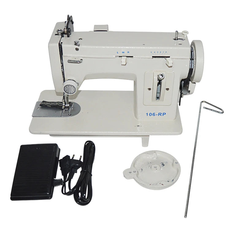 BateRpak 106-RP Heavy Duty Sewing Machine – 150W, Fur, Leather & Thick Fabric, 220V/110V