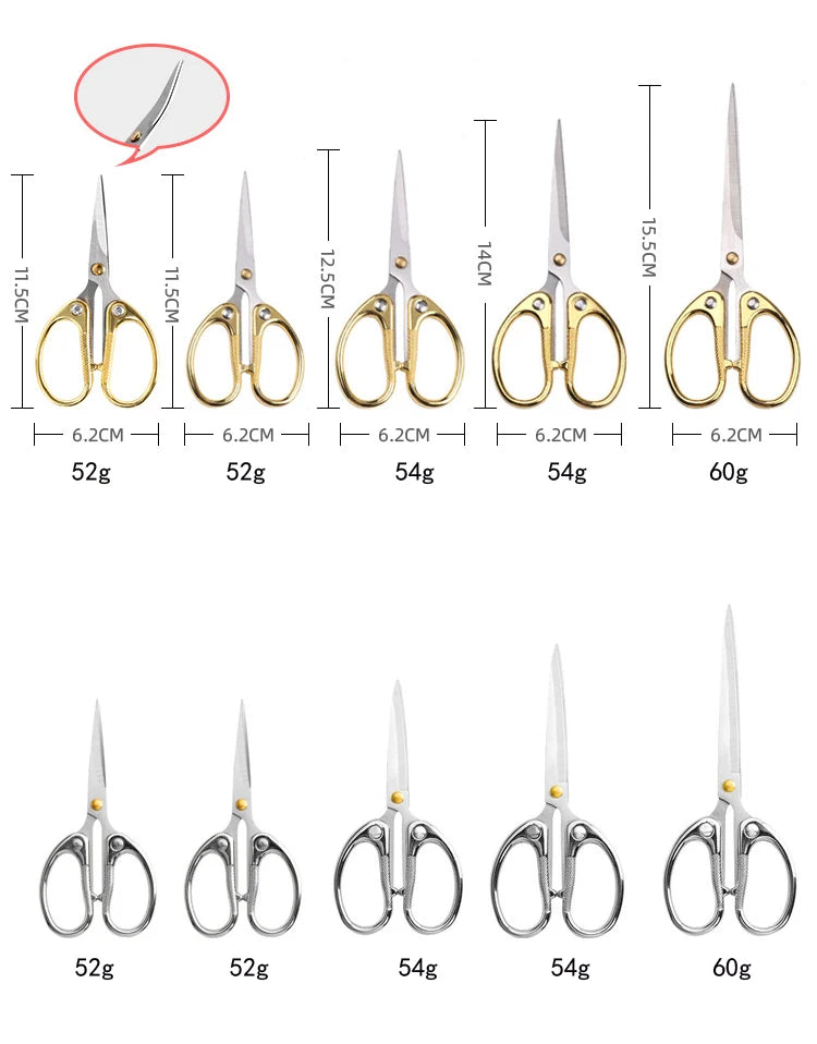 Professional Sewing Scissors | Straight-Cut Fabric & Tailor Shears
