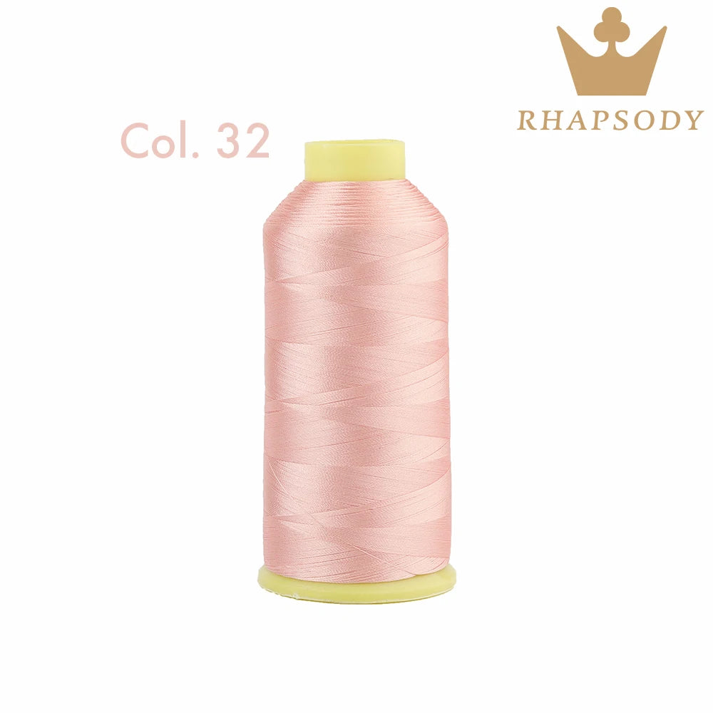 40WT Polyester Embroidery Thread – 5000 Meters per Spool | 128 Colors for Machine & Hand Embroidery