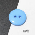 MIAOCHI Mixed Color Round Plastic Buttons – 2-Hole, 7 Sizes, 50 or 100-Pack