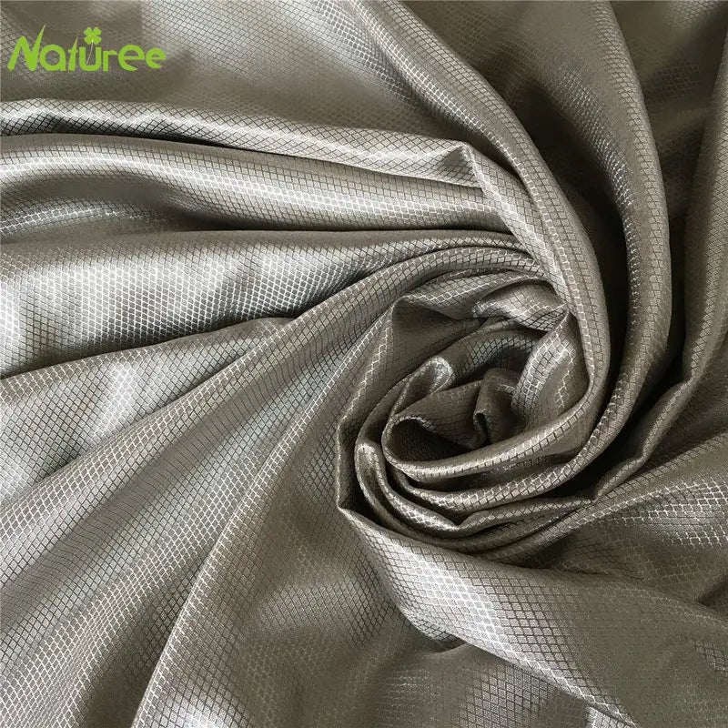 Silver Fiber EMF & RFID Shielding Fabric – 50×145 cm (19.7×57 in)