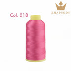 40WT Polyester Embroidery Thread – 5000 Meters per Spool | 128 Colors for Machine & Hand Embroidery