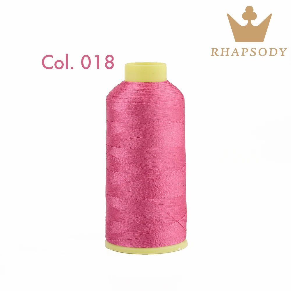 40WT Polyester Embroidery Thread – 5000 Meters per Spool | 128 Colors for Machine & Hand Embroidery