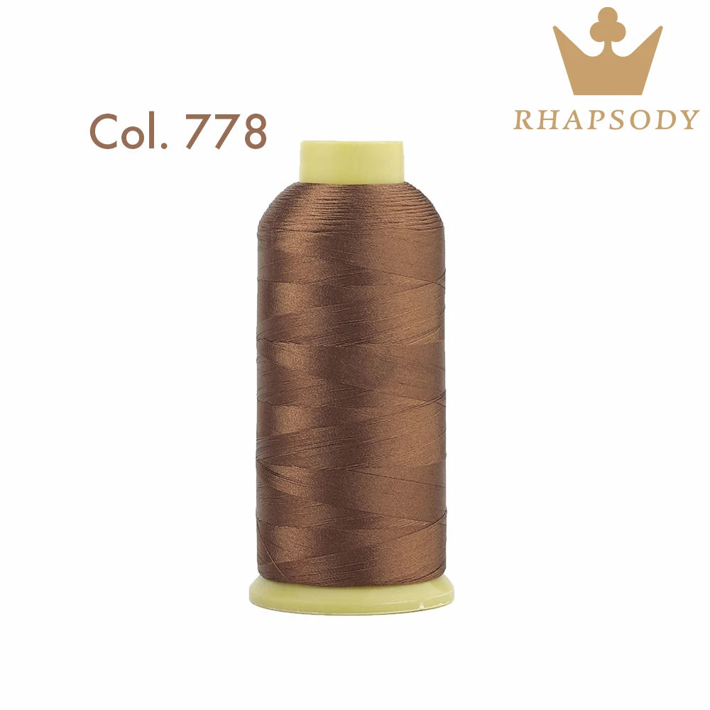 40WT Polyester Embroidery Thread – 5000 Meters per Spool | 128 Colors for Machine & Hand Embroidery