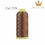 40WT Polyester Embroidery Thread – 5000 Meters per Spool | 128 Colors for Machine & Hand Embroidery