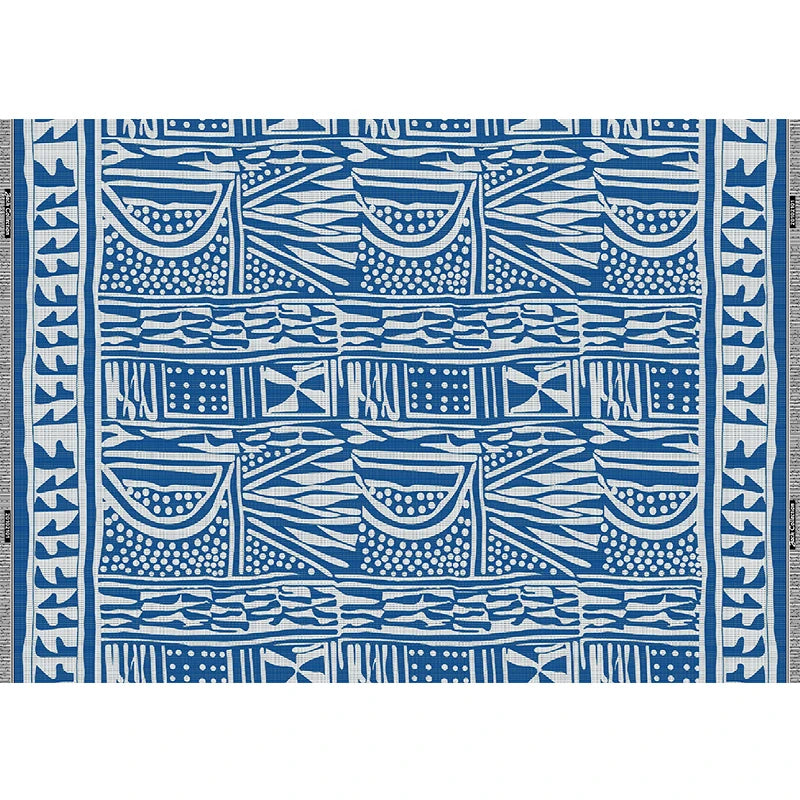 African Ankara Wax Print Fabric – 100% Polyester, 6 Yards (110cm Wide) – Floral Batik for Dresses & Banquet Wear