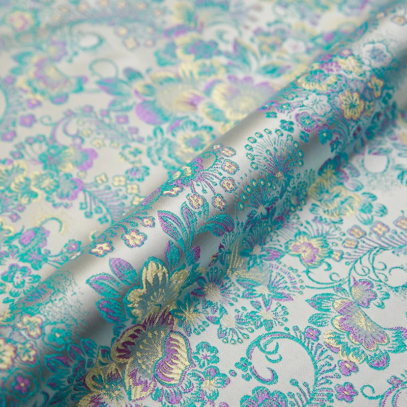 Brocade Jacquard Satin Fabric – 50x75cm (20"x30") | 13 Colors