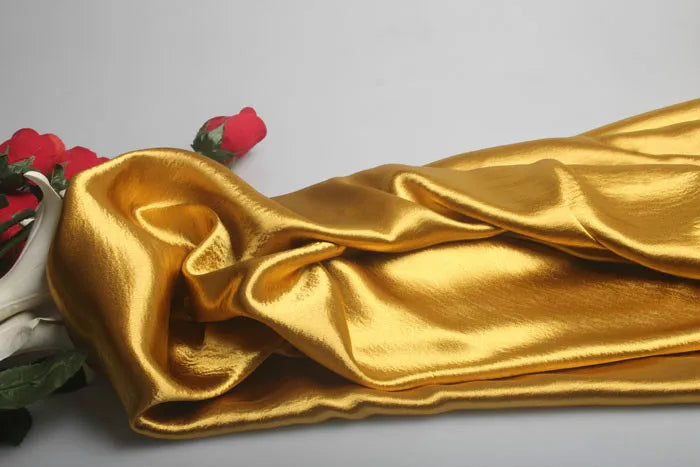 Matte Satin Lining Fabric – 59" Wide, 97% Polyester + Spandex | Garment Lining & DIY Sewing (Sold by the Meter)